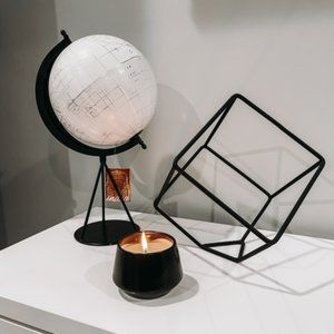 Contemporary Black & White GLOBE! - Modern Decor